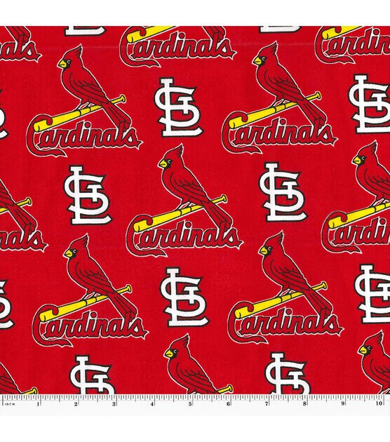 Fabric Traditions St. Louis Cardinals Cotton Fabric Tossed Print