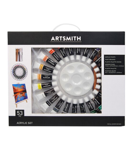 53ct Acrylic Set & Easel by Artsmith