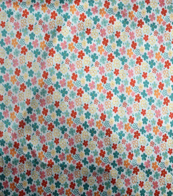 Multi Mini Floral Charmeuse Fabric, , hi-res, image 2