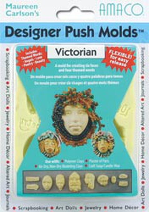 Amaco Victorian Designer Clay Push Molds