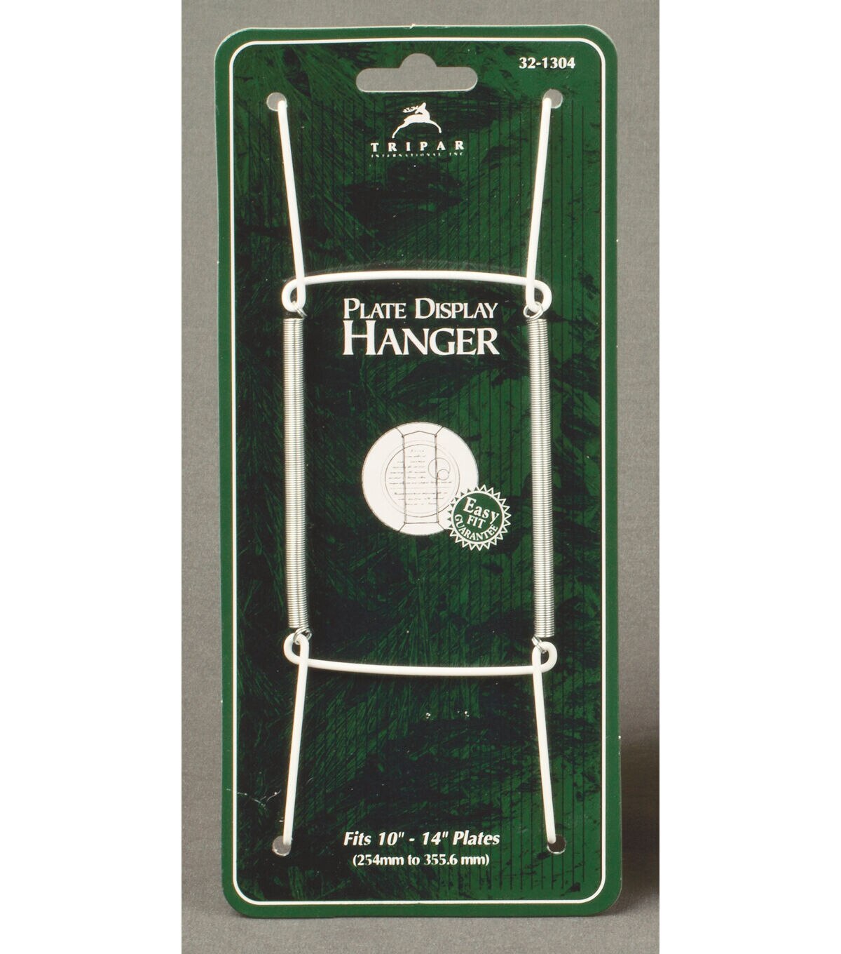 Deluxe Plate Hanger10" to 14" WHITE Wire Display Easel Tripar 32-1304 