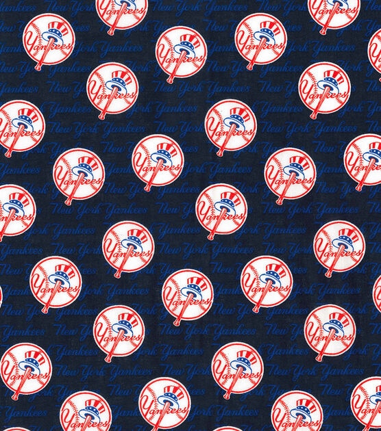 Fabric Traditions New York Yankees Cotton Fabric Mini Print