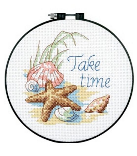 Dimensions 6" Learn-a-craft Take Time Counted Cross Stitch Kit
