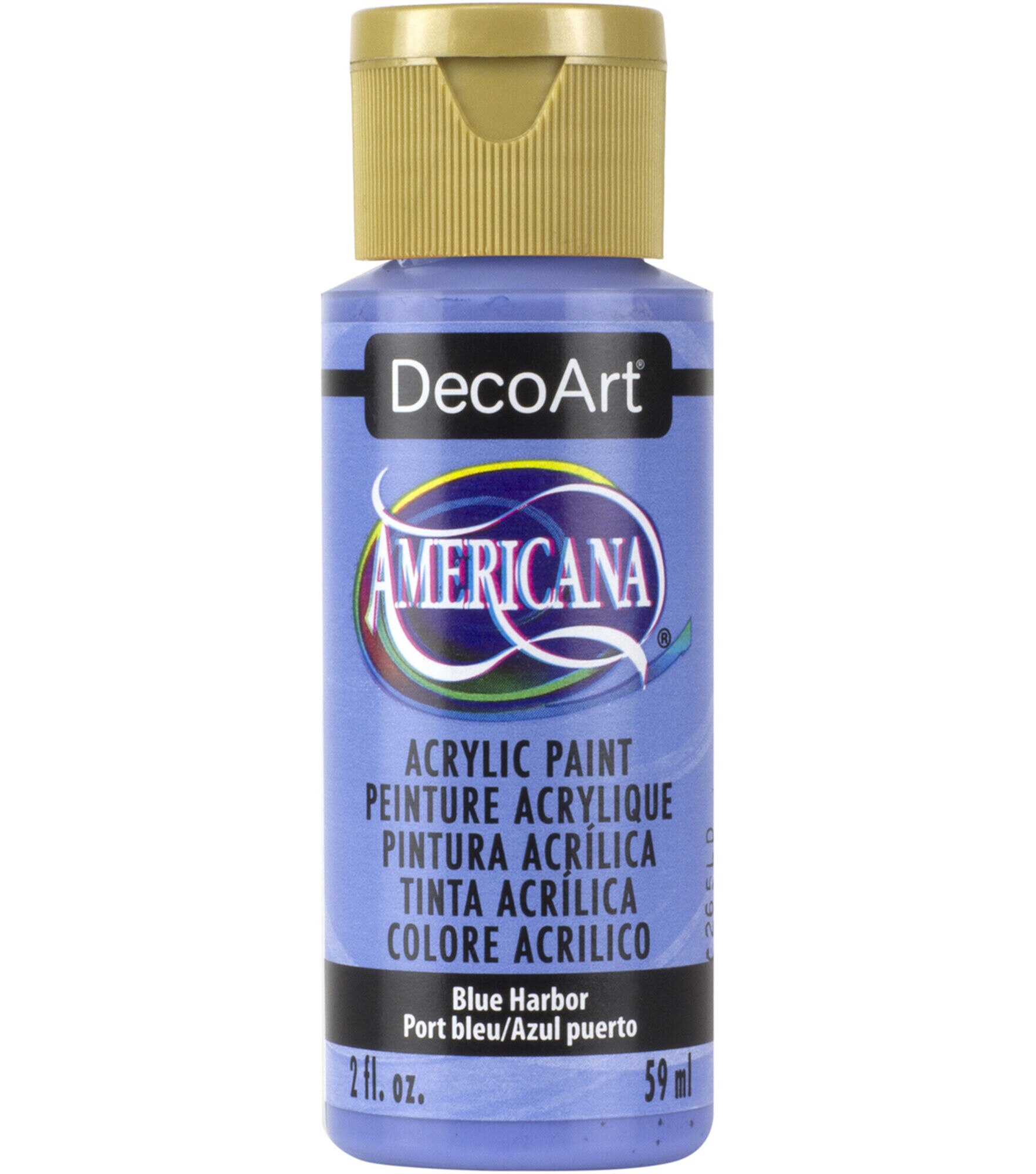 DecoArt Americana Acrylic 2oz Paint, Blue Harbor, hi-res