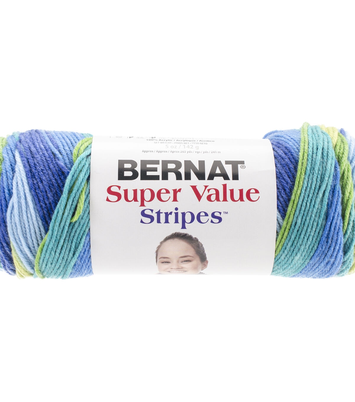 Bernat Super Value Stripes 