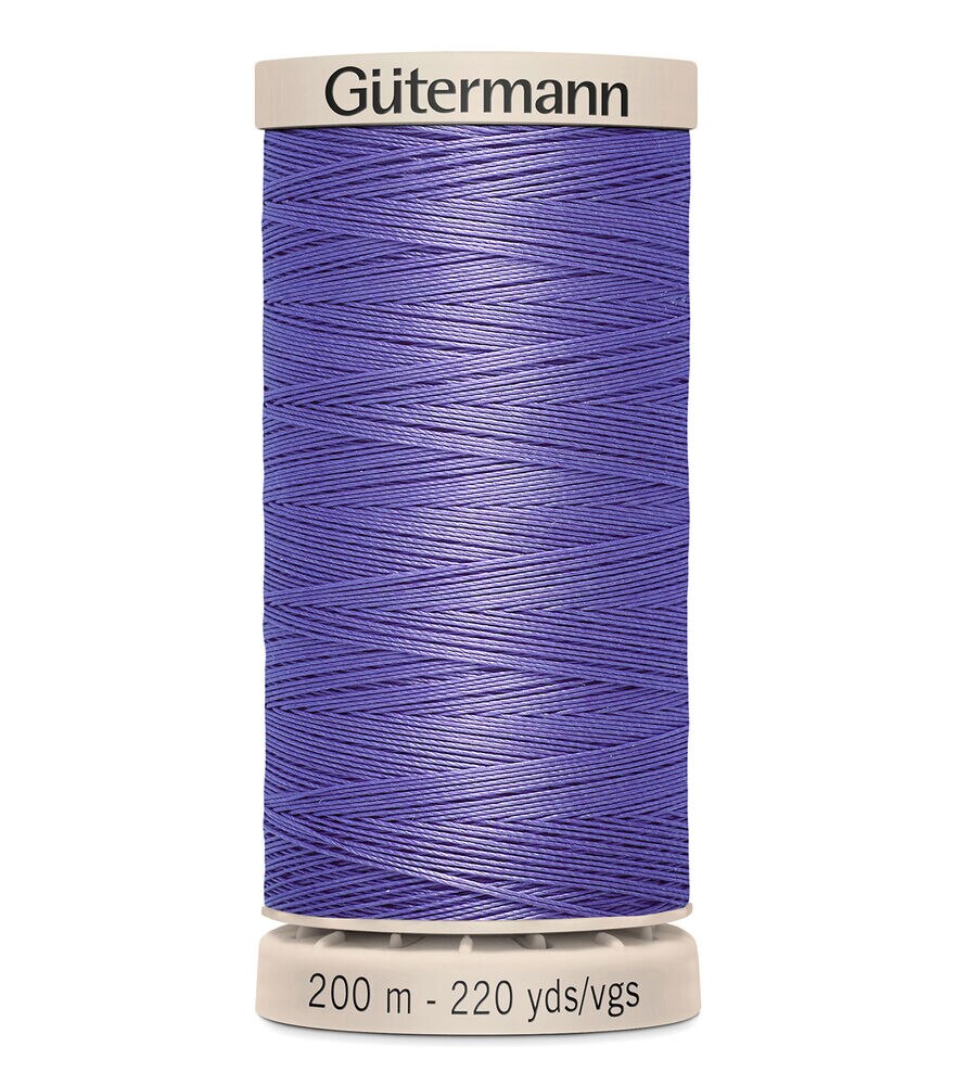 Gutermann 220yd Cotton 40wt Hand Quilting Thread, 4434 Parma Violet, swatch