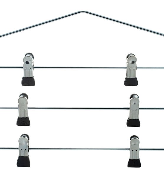 Organize It All 16" Silver 4 Tier Swing Arm Slack Rack Hanger, , hi-res, image 4