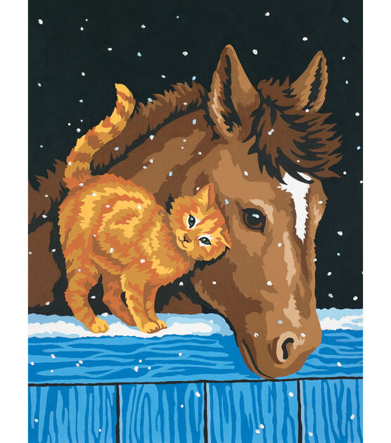 Learn To Paint 9"X12" Pony And Kitten