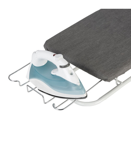 Honey Can Do 32" x 6" Gray Tabletop Ironing Board, , hi-res, image 5