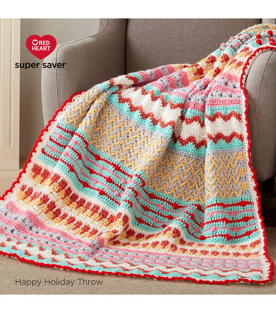 Red Heart Mexicana yarn as a granny square shawl : r/crochet