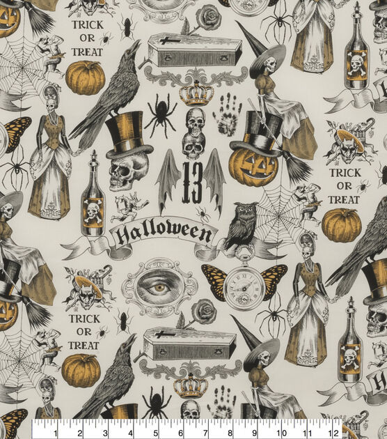 Alexander Henry Trickery Alexander Henry Halloween Cotton Fabric, , hi-res, image 2