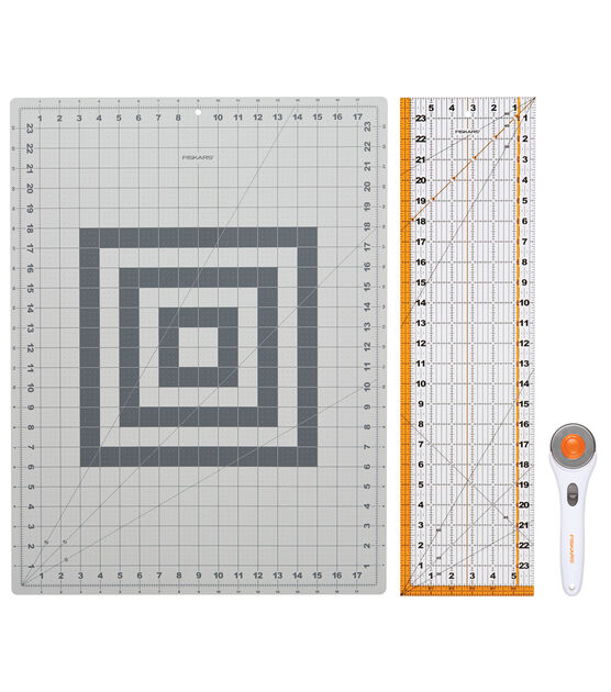  3 Rectangle Quilting Rulers and Ergonomic Rotary