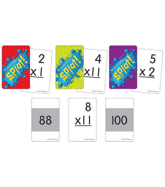 Teacher Created Resources 3.5" x 2" Multiplication Splat Game, , hi-res, image 2