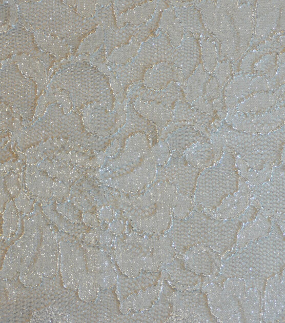 Foil Stretch Lace Fabric by Casa Collection, , hi-res, image 11