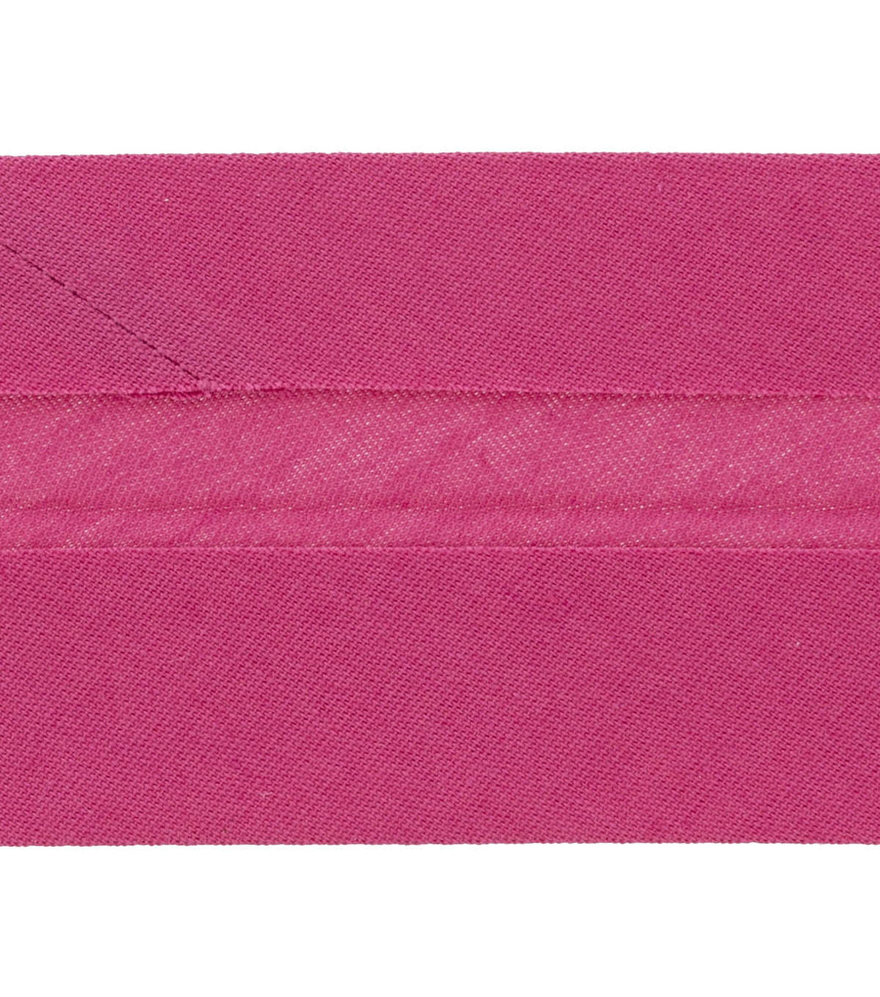 Wrights 7/8" x 3yd Double Fold Quilt Binding, Hot Magenta, hi-res