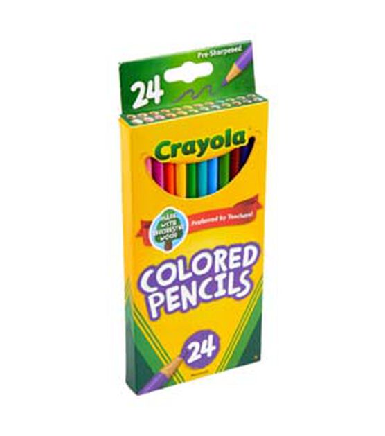 Crayola 24ct Bright Long Colored Pencils, , hi-res, image 4