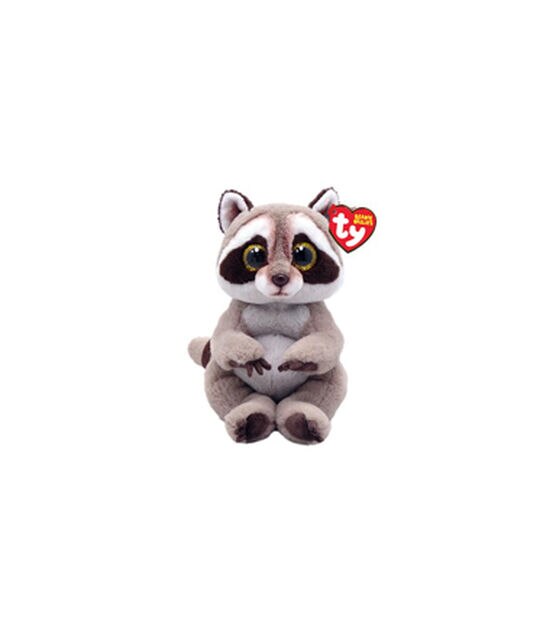 Ty Beanie Boos Collection Oakie Brown/Grey Raccoon - 6