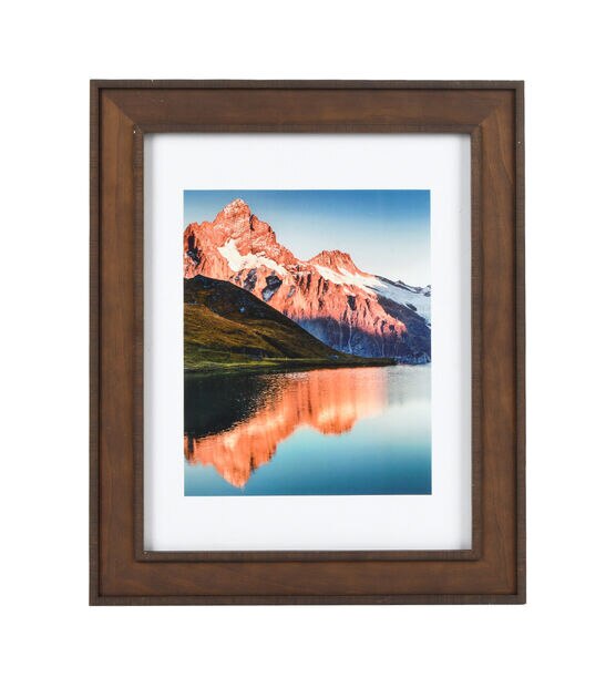 11" x 14" Matted to 8" x 10" Dual Tone Wood Portraint Frame by Hudson 43