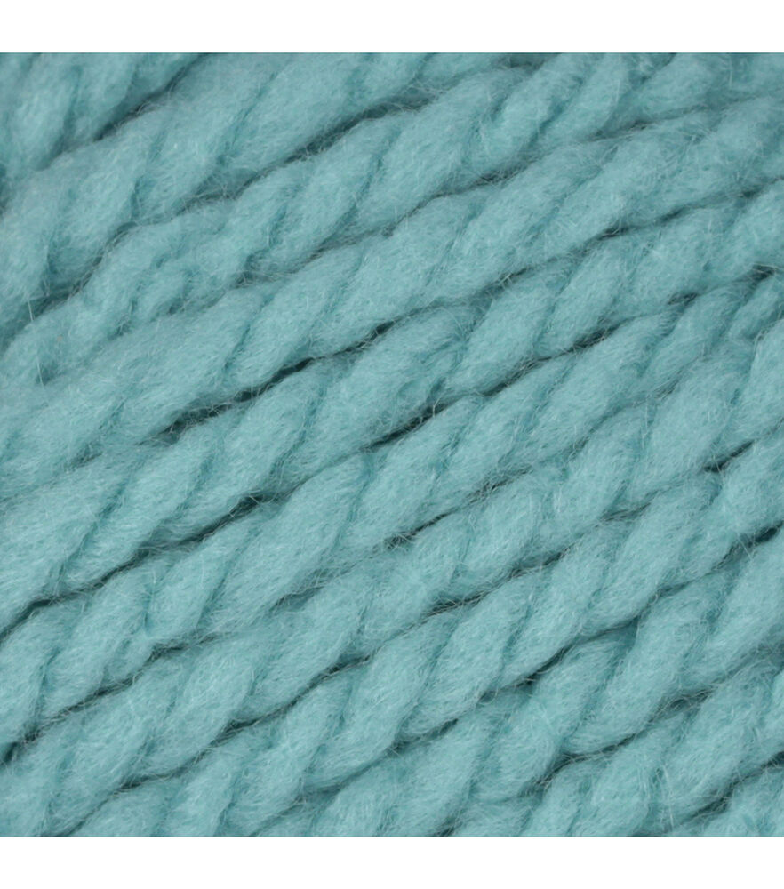 Bernat Softee Chunky 108yds Super Bulky Acrylic Yarn, Seagreen, swatch, image 5