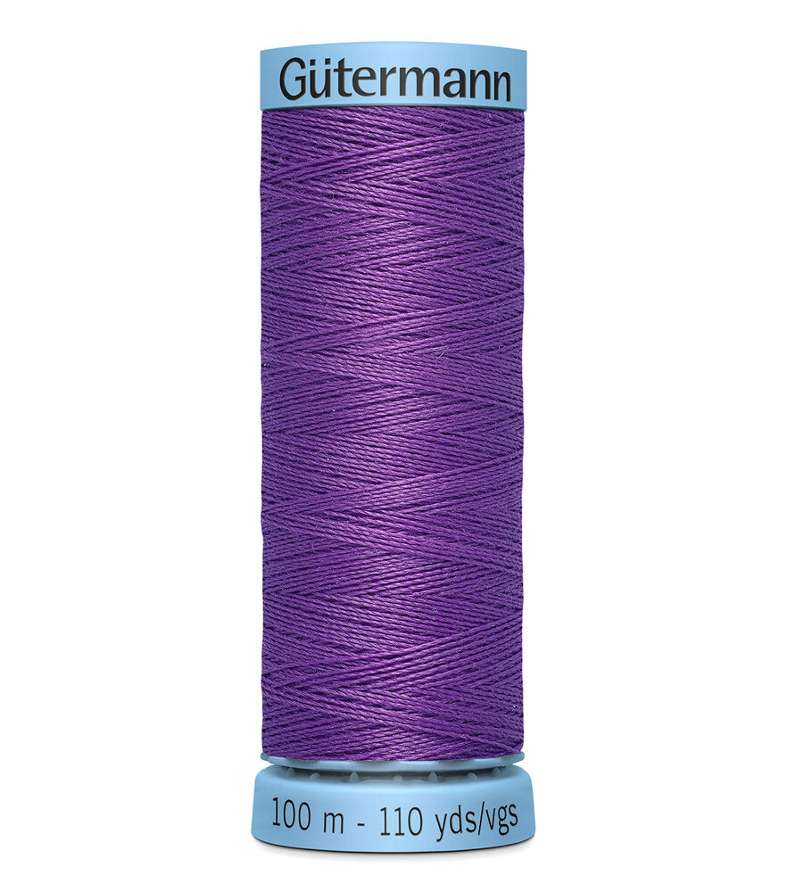 Gutermann Silk Thread, 571 Purple Passion, swatch