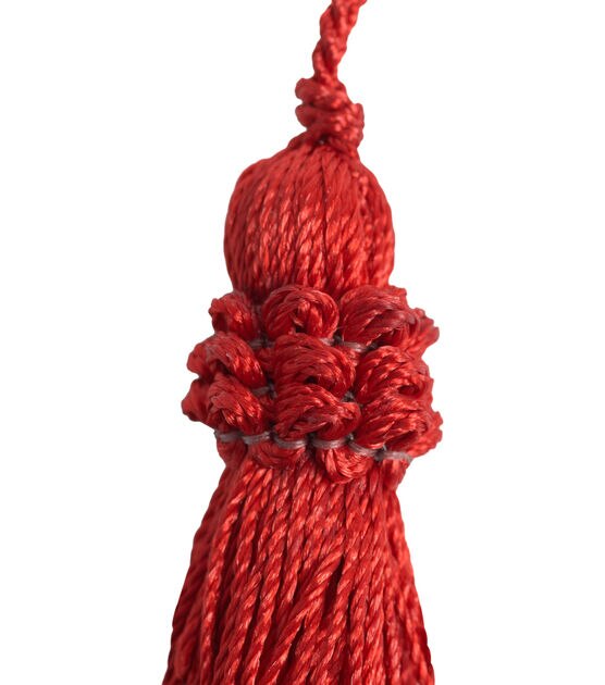Signature Series 2in Cayenne Rouched Tassel, , hi-res, image 3