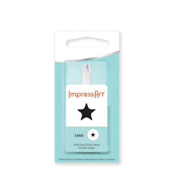 ImpressArt 3mm Metal Stamp Solid Star
