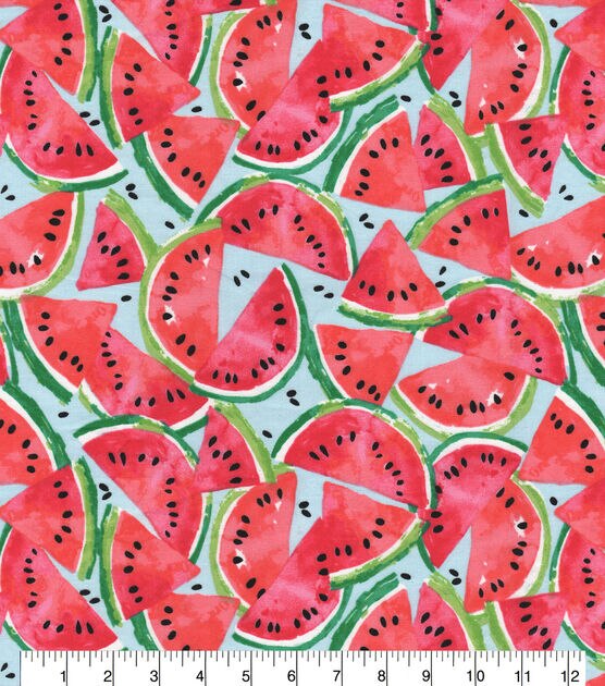Novelty Cotton Fabric  Watermelon