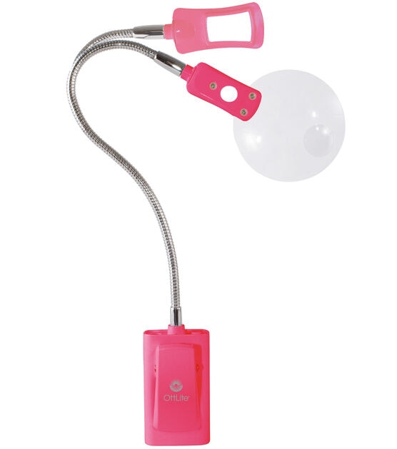 OttLite 7 Pink Sewing Machine Light With Clip