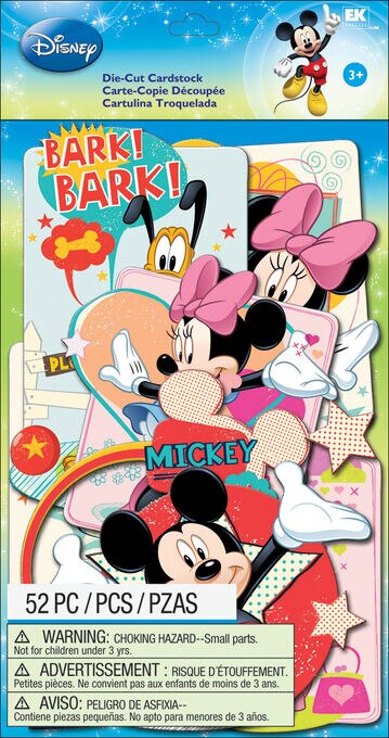 Disney Mickey Family Die Cut Cardstock