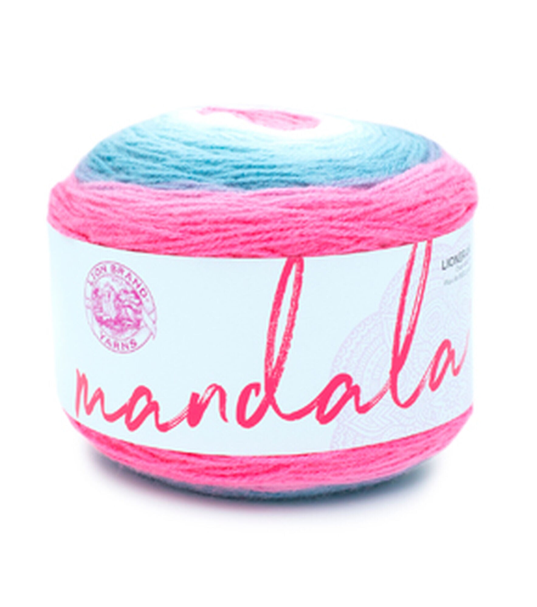 Lion Brand Mandala 590yds Light Weight Acrylic Yarn, Unicorn, hi-res