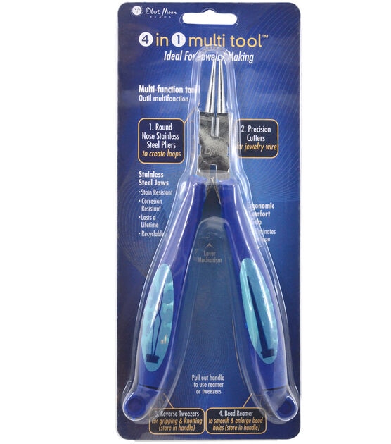 Blue Moon Beads 4 in 1 Stainless Steel Pliers