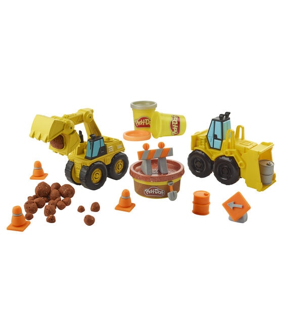 Play-Doh 5pc Excavator & Loader Set, , hi-res, image 6