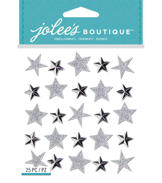 Jolee’s Boutique Repeat Stickers Silver Star