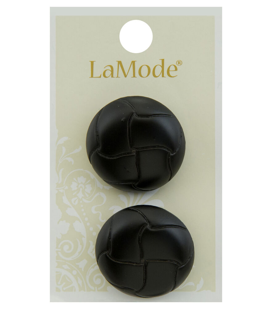 La Mode 2pk Round Shank Buttons, Buttons 2002, swatch