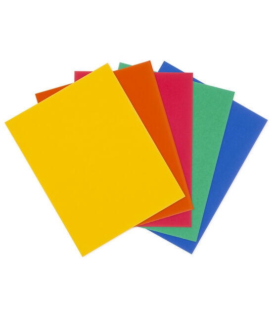50 Sheet 8.5" x 11" Rainbow Solid Core Cardstock Paper Pack by Park Lane, , hi-res, image 2