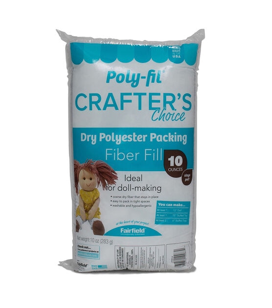 Poly-Fil Crafter's Choice Dry Packing Fiber Fill 10oz