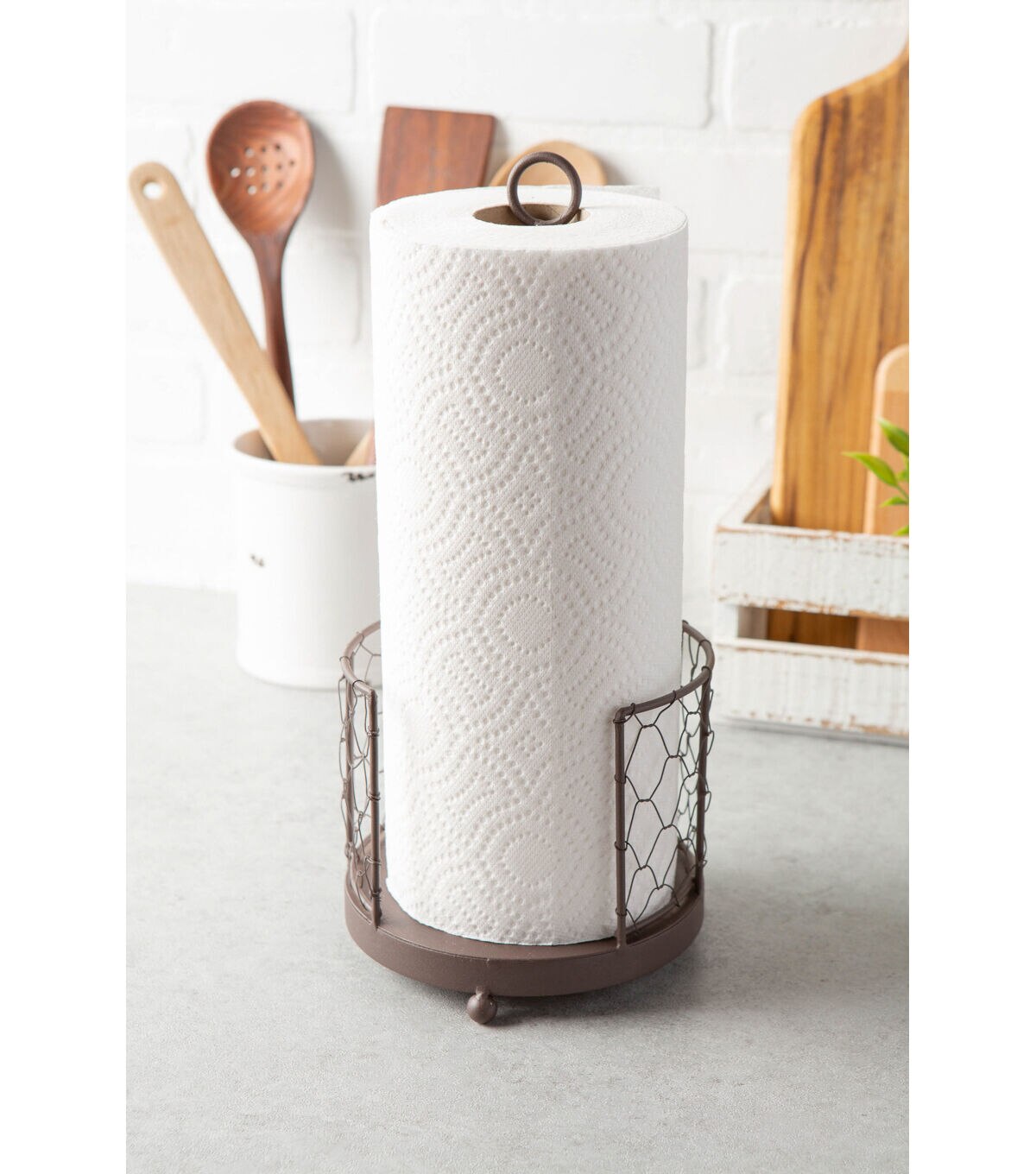 Rustic Classic Early American Chicken Wire Toilet Tissue Holder Available Now 