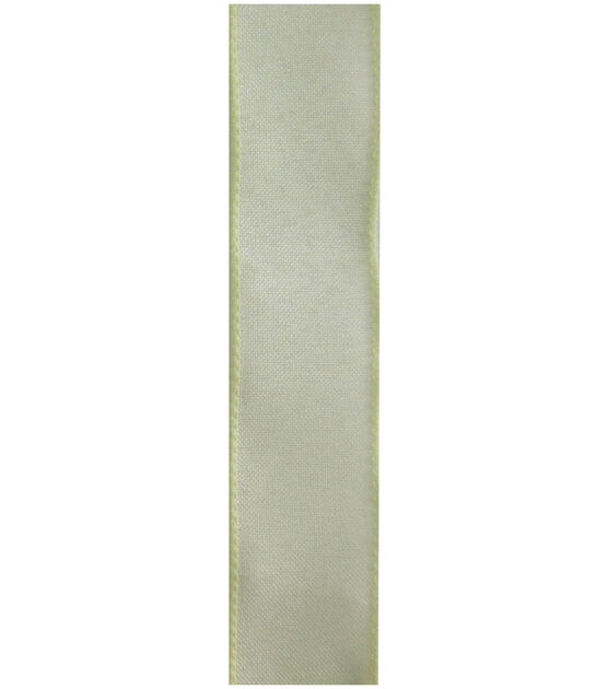 Decorative Ribbon 1.5" Solid Linen Ribbon Ivory, , hi-res, image 2