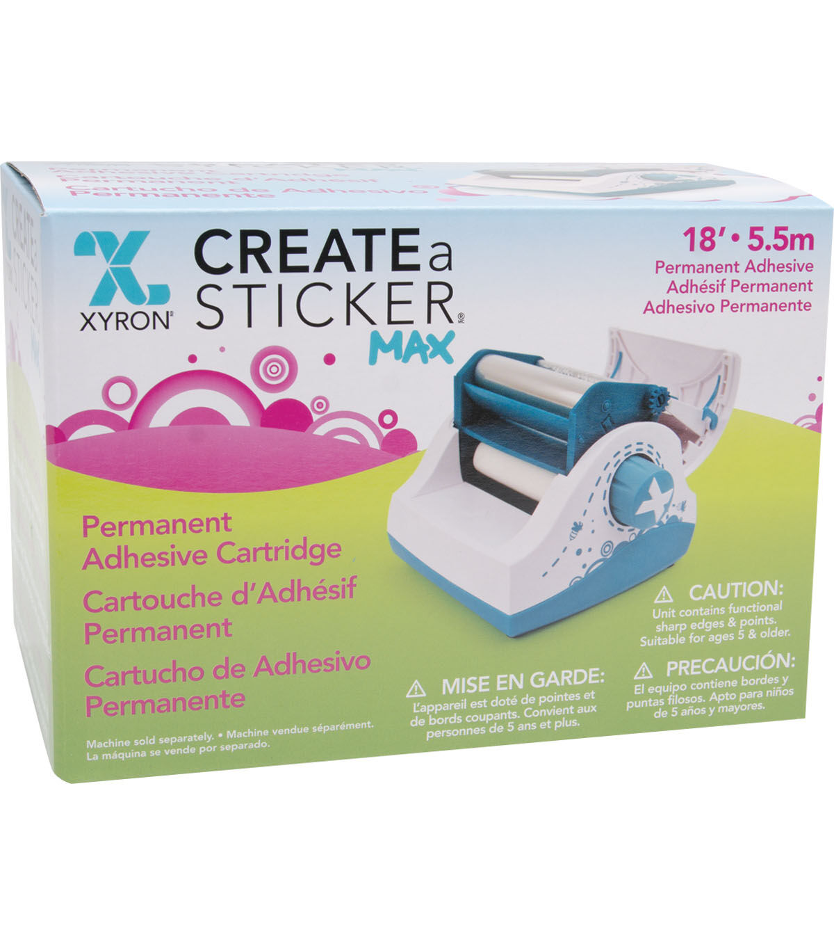 Xyron 3 Disposable Sticker Maker - 3X20' Permanent - 7701737