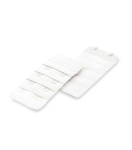 HAND White Bra Hook and Eye Bra Strap Sew-in Fasteners - 2 Hooks - 32 mm  Wide - Pack of 2 Sets : : Home