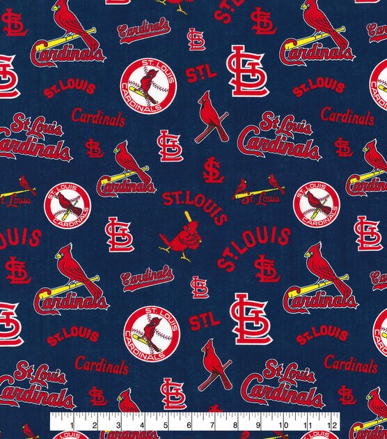 Fabric Traditions Cooperstown Saint Louis Cardinals Cotton Fabric