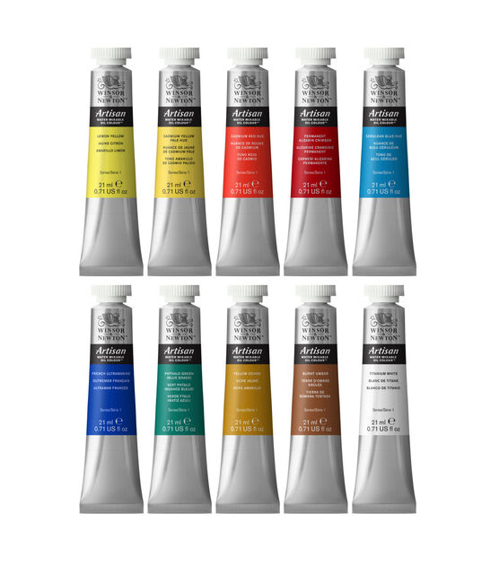 Winsor & Newton Artisan Water Mixable Oil Color 10ct Set 21ml, , hi-res, image 5