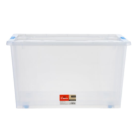 52 Liter Plastic Storage Box With Snap Lid by Top Notch