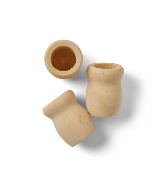 2" x 1" Wood Candle Cups 8pk by Park Lane, , hi-res, image 2
