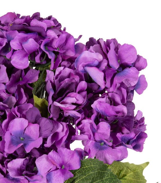 22" Dark Purple Hydrangea Bush by Bloom Room, , hi-res, image 2