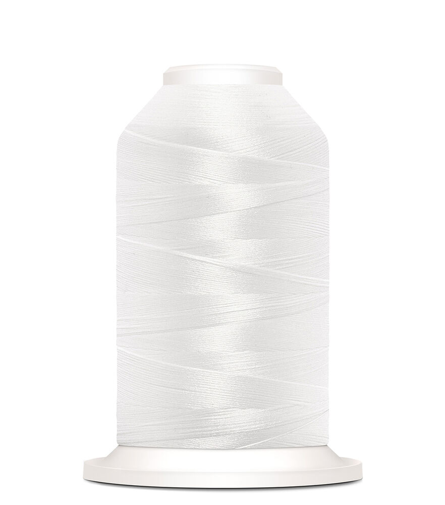 Gutermann 1000M Bulky Solid Thread, 1005 White, swatch