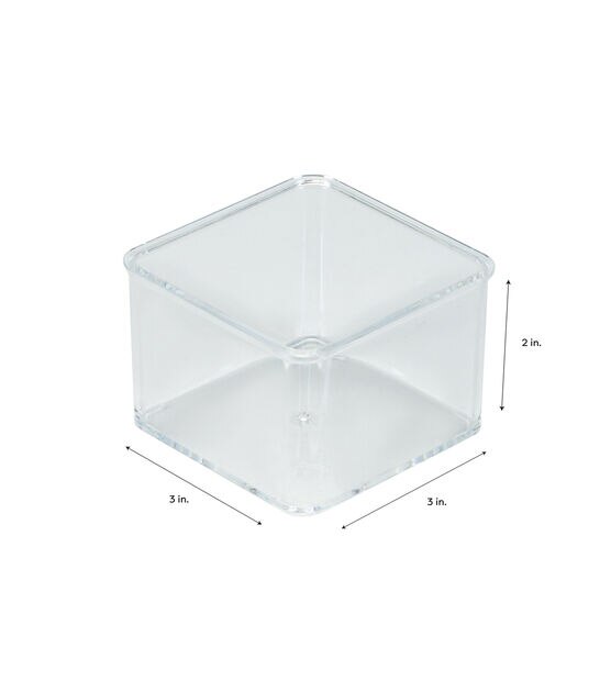 Simplify 3" Clear Square Drawer Organizer, , hi-res, image 6