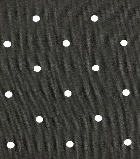 Silky Prints Stretch Chiffon Fabric Black White Dot, , hi-res, image 3