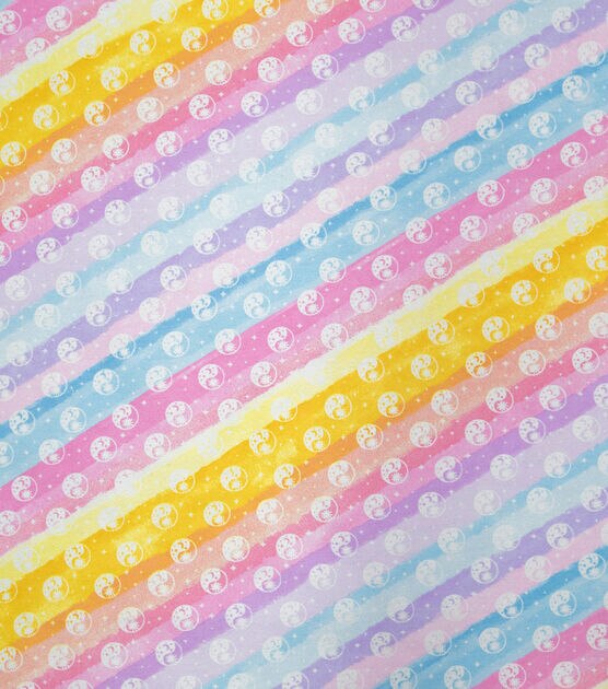 Super Snuggle Rainbow Yin Yang Flannel Fabric, , hi-res, image 2