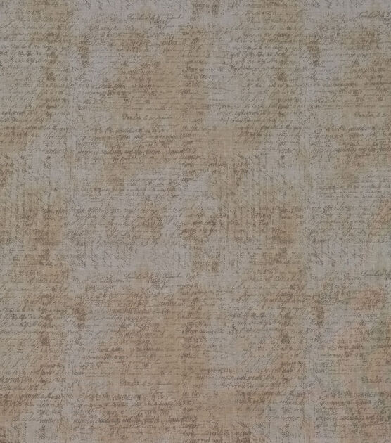 Vintage Script 108" Wide Cotton Fabric, , hi-res, image 2